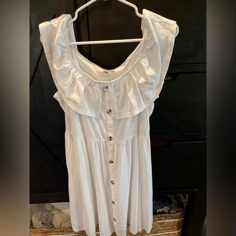 Brand new white dress